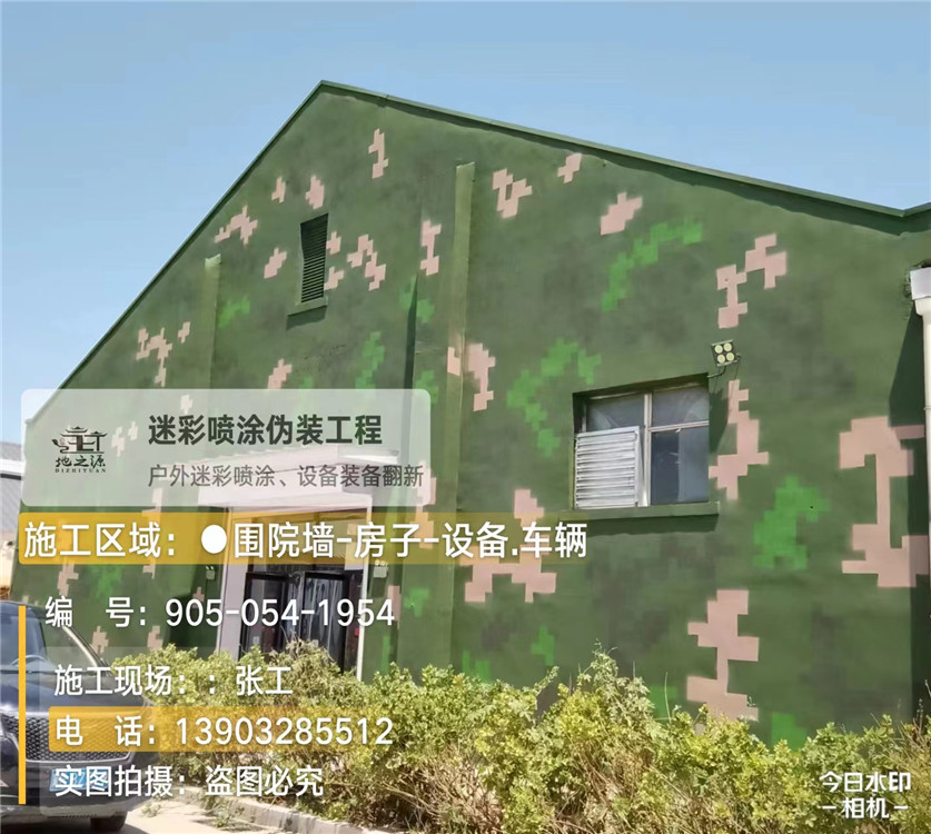 东城外墙数码迷彩漆施工报价清单(100㎡标准墙面测算)